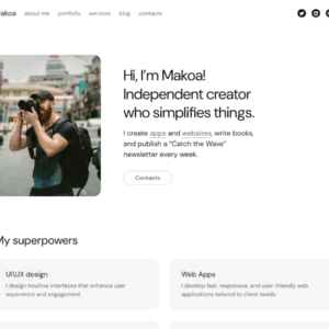 Makoa PRO theme (Lifetime updates)