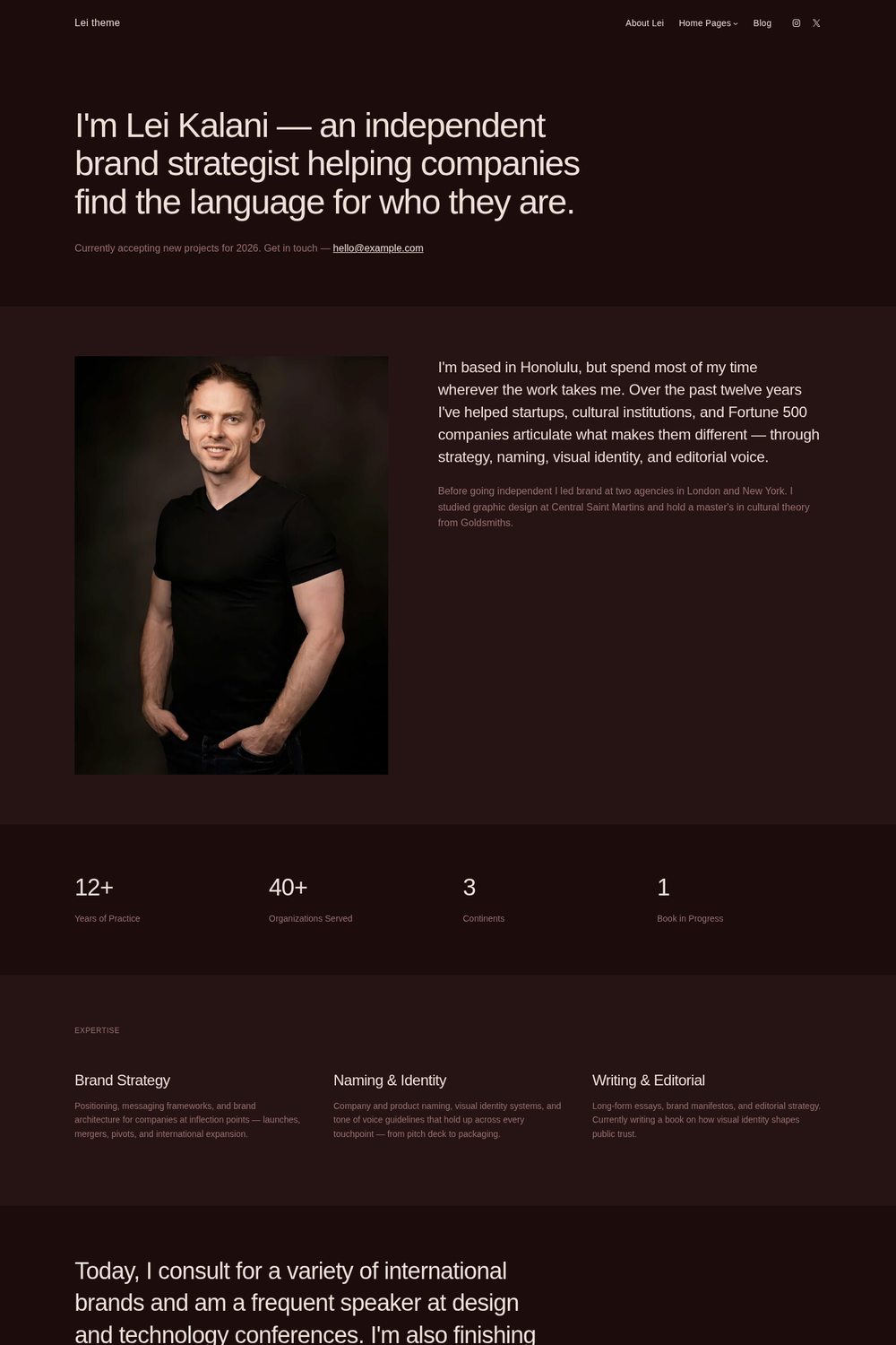 Lei Pro Burgundy color style