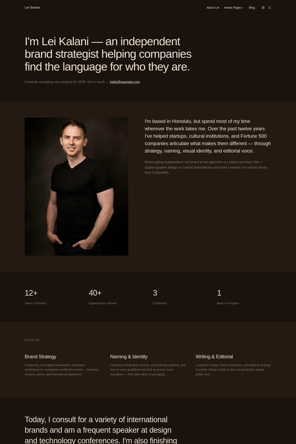 Lei Pro Espresso color style