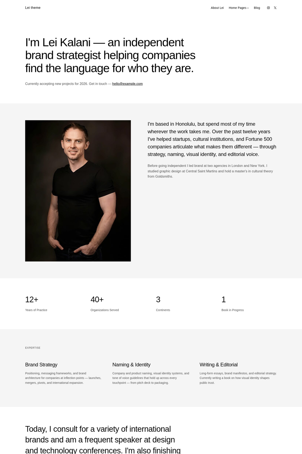 Lei Pro Light color style