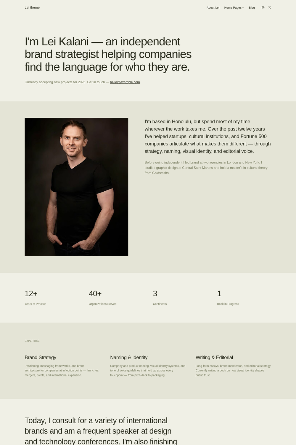 Lei Pro Olive color style