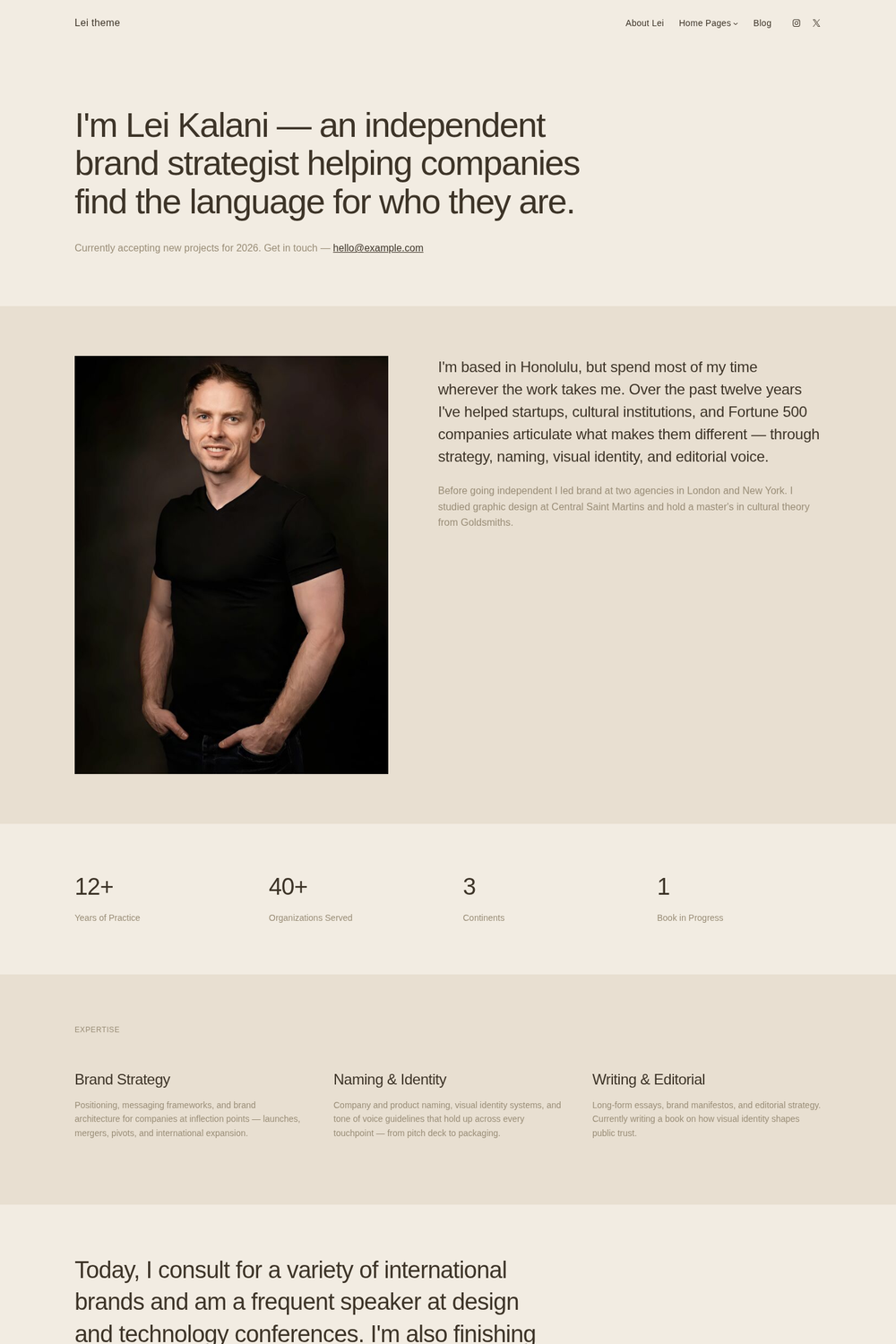 Lei Pro Sand color style