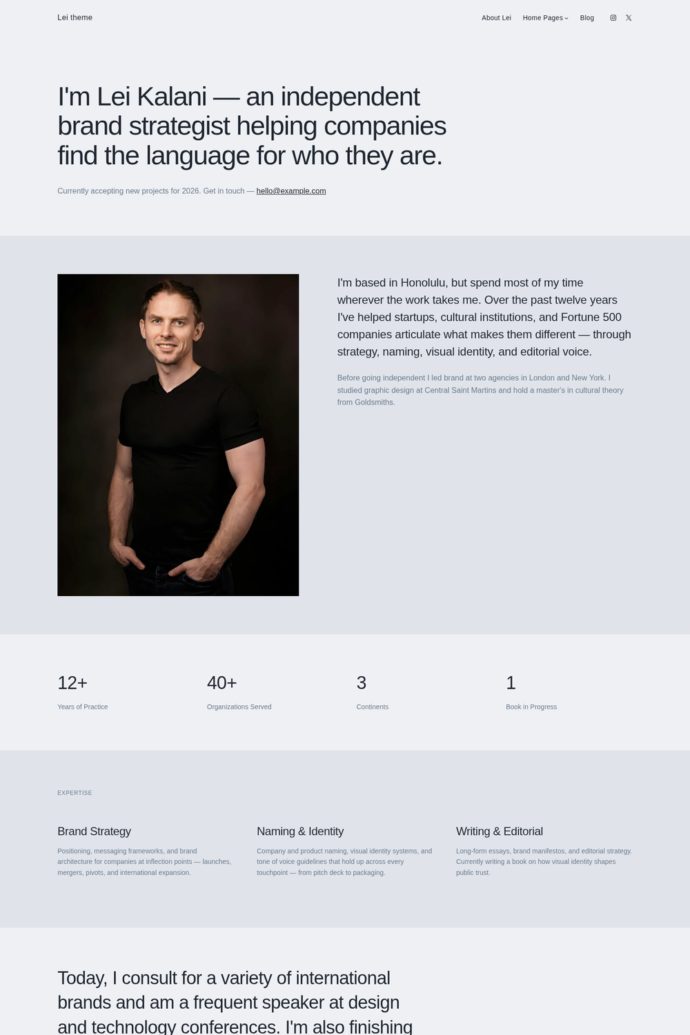 Lei Pro Slate color style