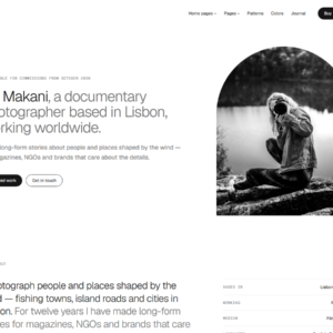 Makani Pro — Classic home page