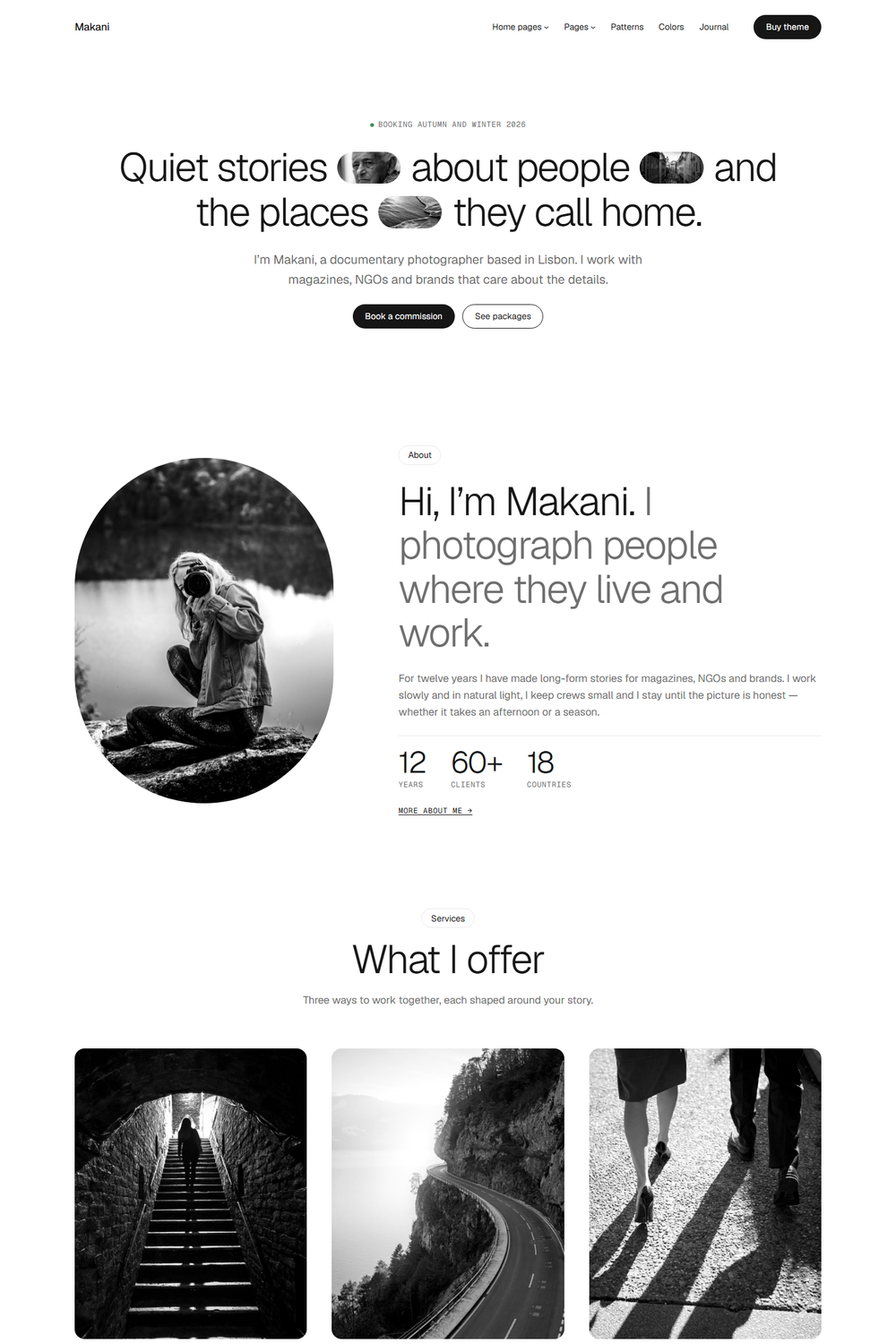 Makani Pro Studio home page