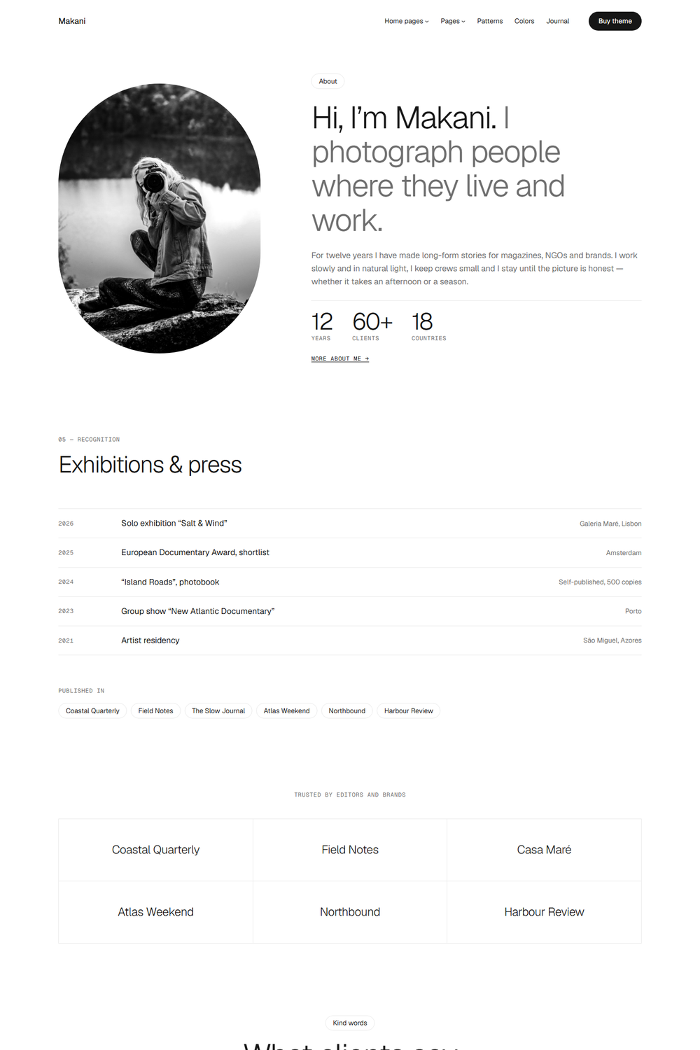 Makani Pro About page